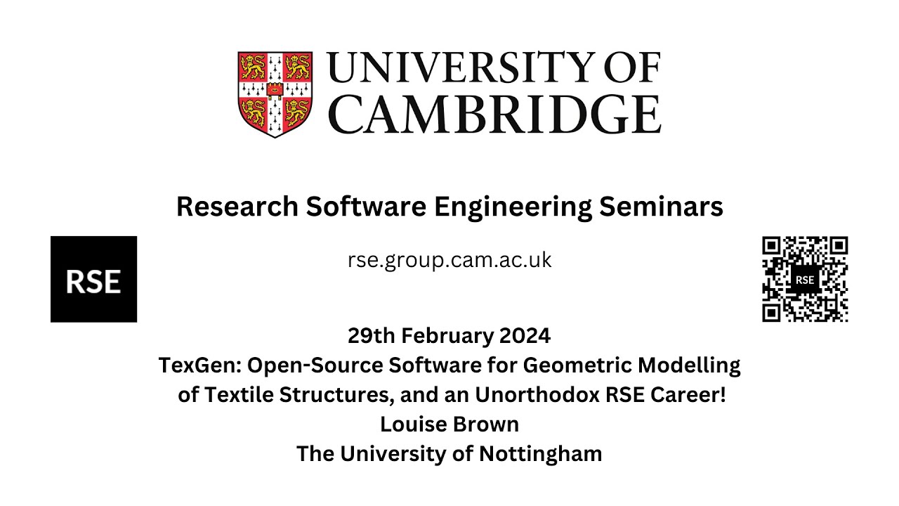 TexGen: Open-Source Software for Geometric Modelling of Textile Structures