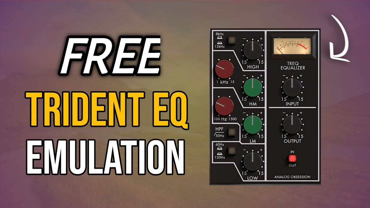 FREE Trident EQ Emulation ⎮ This Sounds So Good ⎮ Tested On Vocal & Guitar ⎮ Analog Obsession TREQ