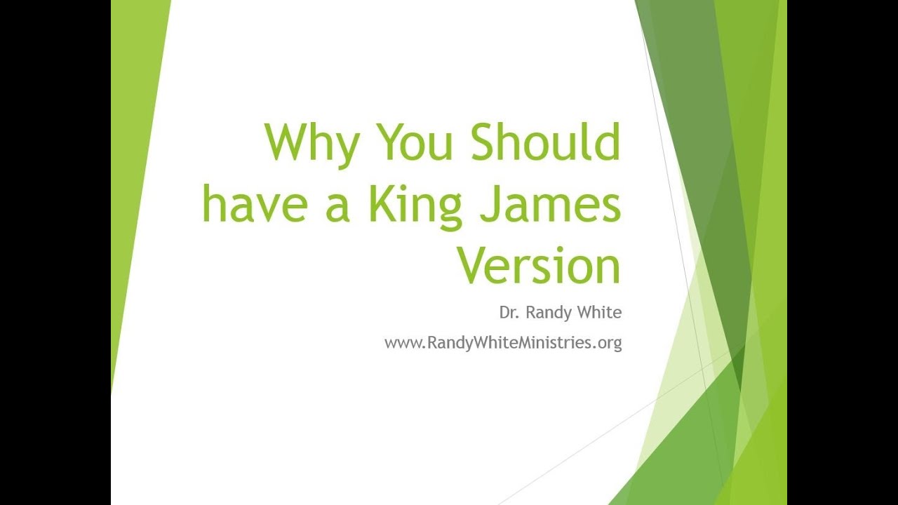 Why You Need a King James Bible