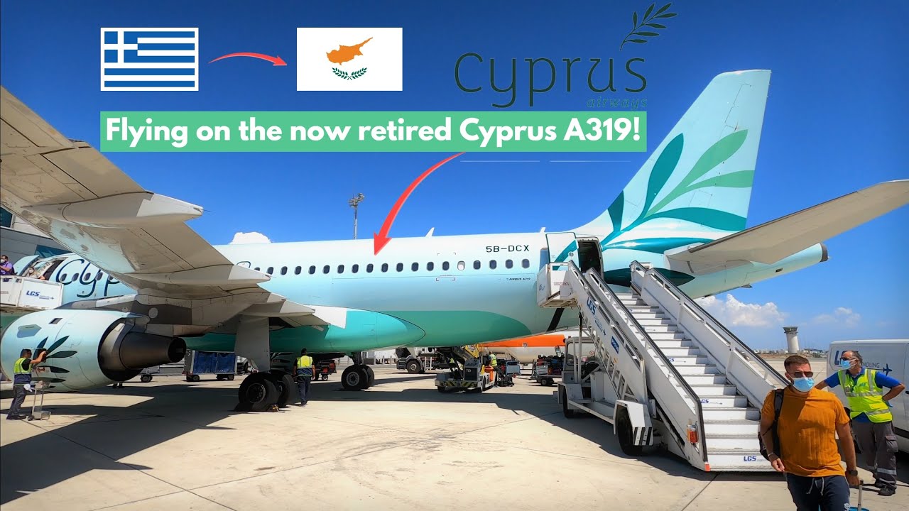 Trip Report | Cyprus Airways A319 | Athens - Larnaca | Economy | 4K