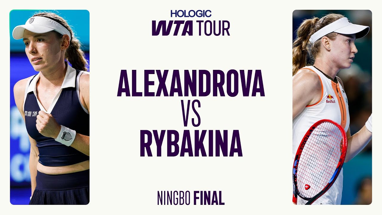 Ekaterina Alexandrova vs. Elena Rybakina | 2025 Ningbo Final | WTA Match Highlights