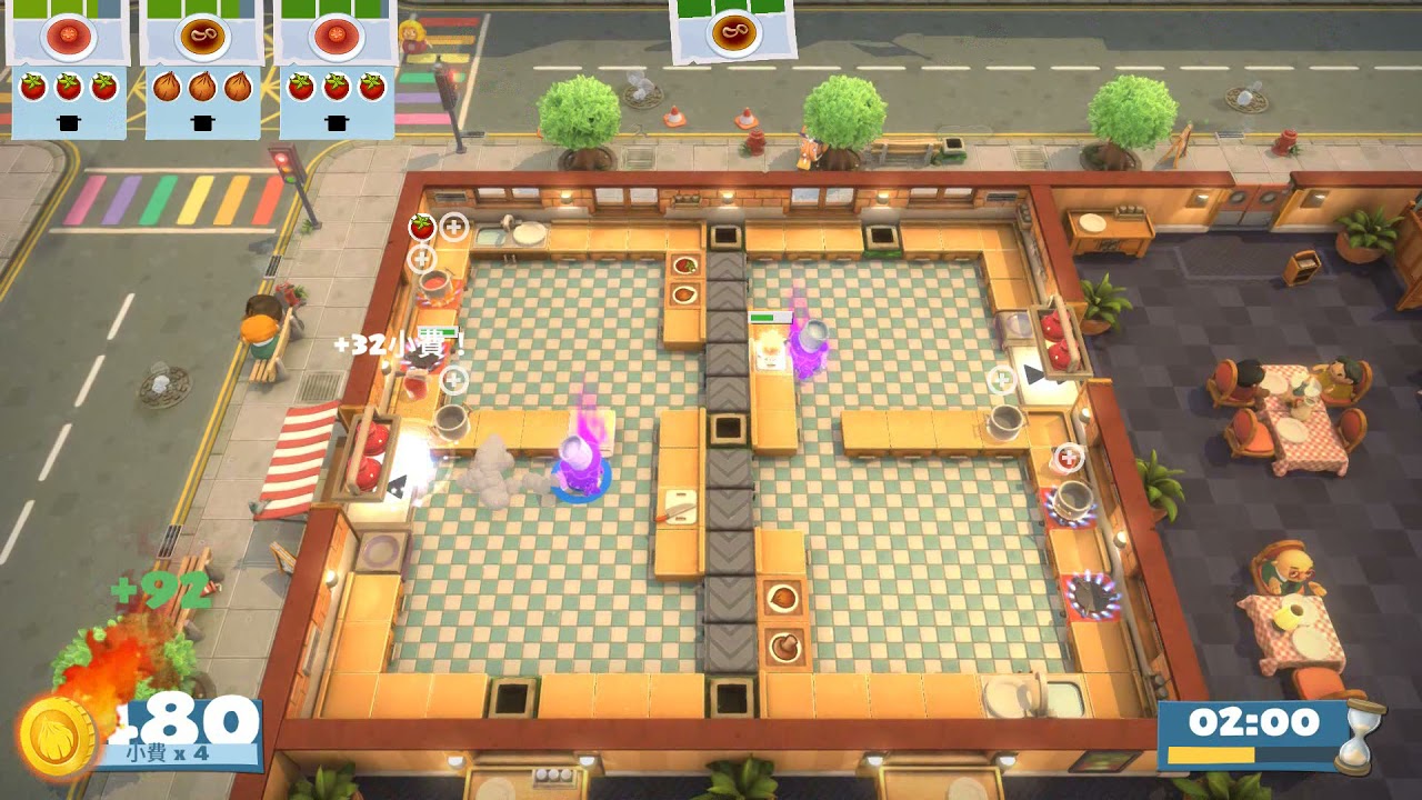 (1player) Overcooked AYCE Story 6-2 [score: 984]