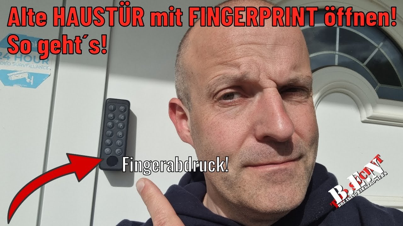 Alte HAUSTÜR mit FINGERABDRUCK öffnen - So geht´s! 😎