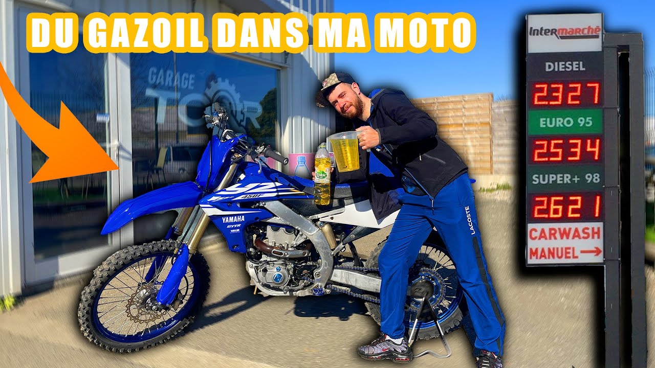ILS ONT MIS DU GAZOLE DANS MA 450 YZF 😡😡 (on constate les dégâts)