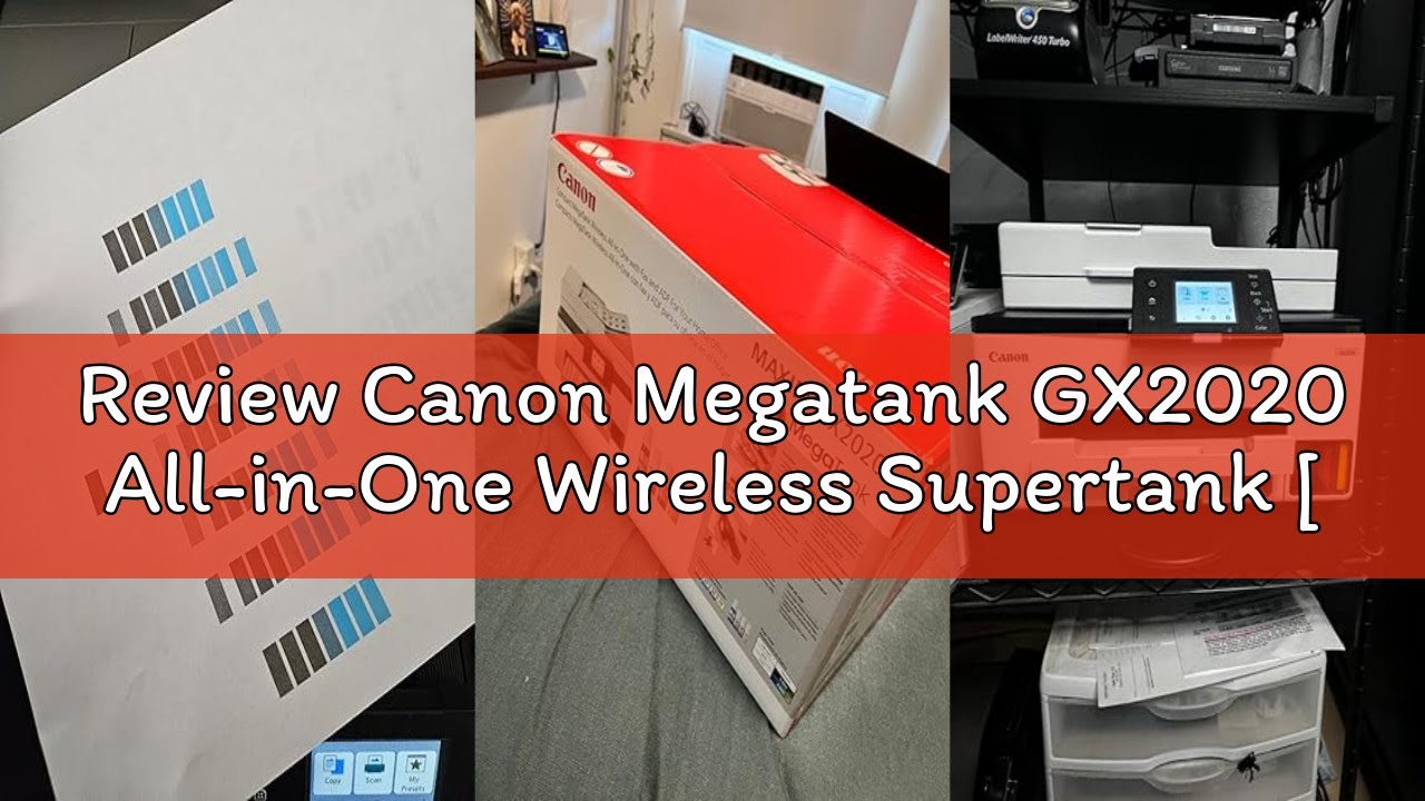 Review Canon Megatank GX2020 All-in-One Wireless Supertank [Megatank] Printer | Print, Copy and Scan