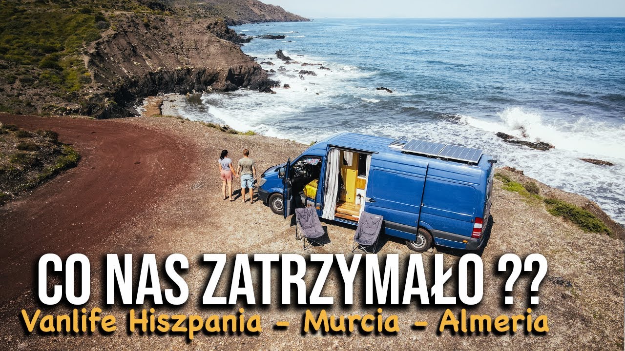 Podr&oacute;ż kamperem po Europie - Hiszpania - niesamowita Costa Almeria | Czarne plaże | Vanlife #88