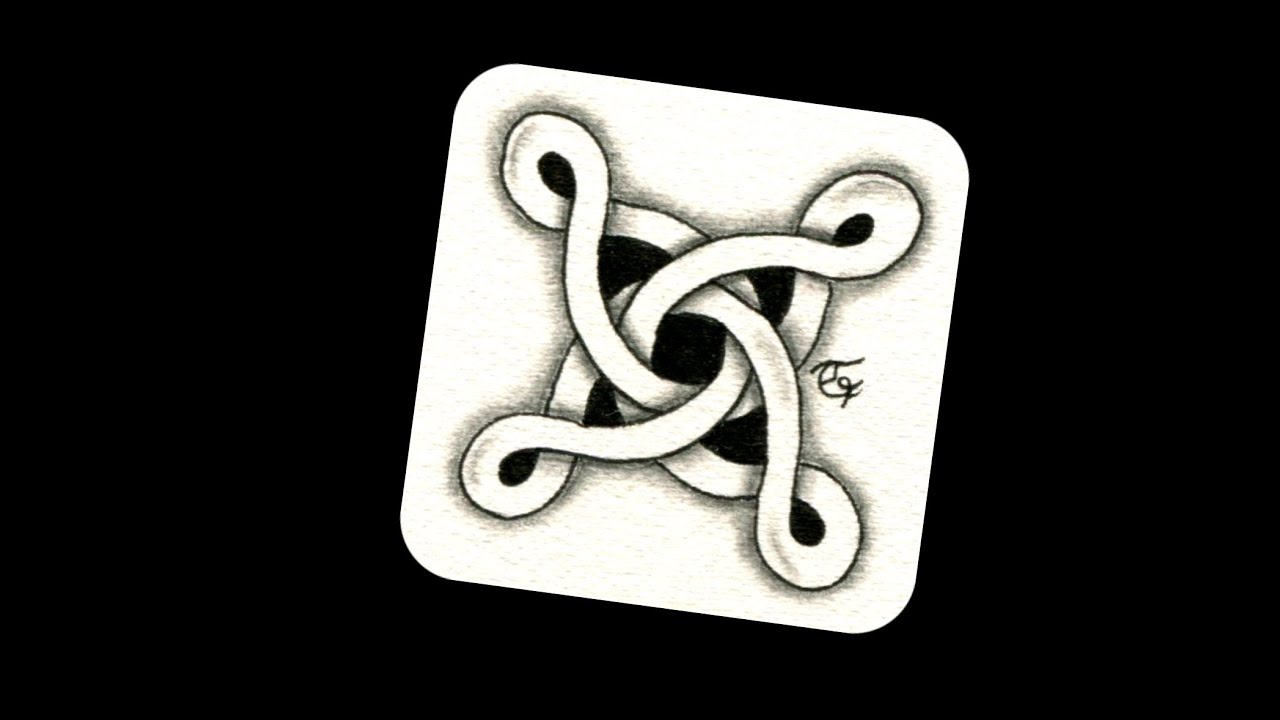 nanoda 4-point-varition Stepout /  How to draw a beautiful pattern (not only for Zentangle®)