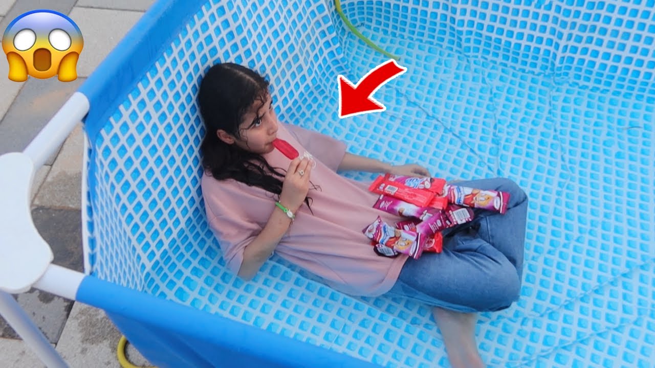 دانا أخذت  مسبح وايسكريمات جوجو و البنات  شوفوا ردة فعلهم !! سوالف بناتي