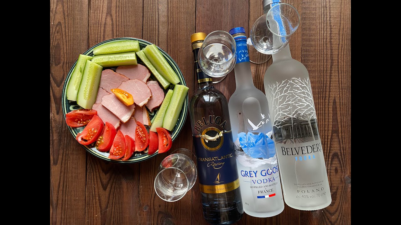 Grey Goose vs. Belvedere vs. Beluga Vodka. Какая «премиум» водка лучше? 🔞