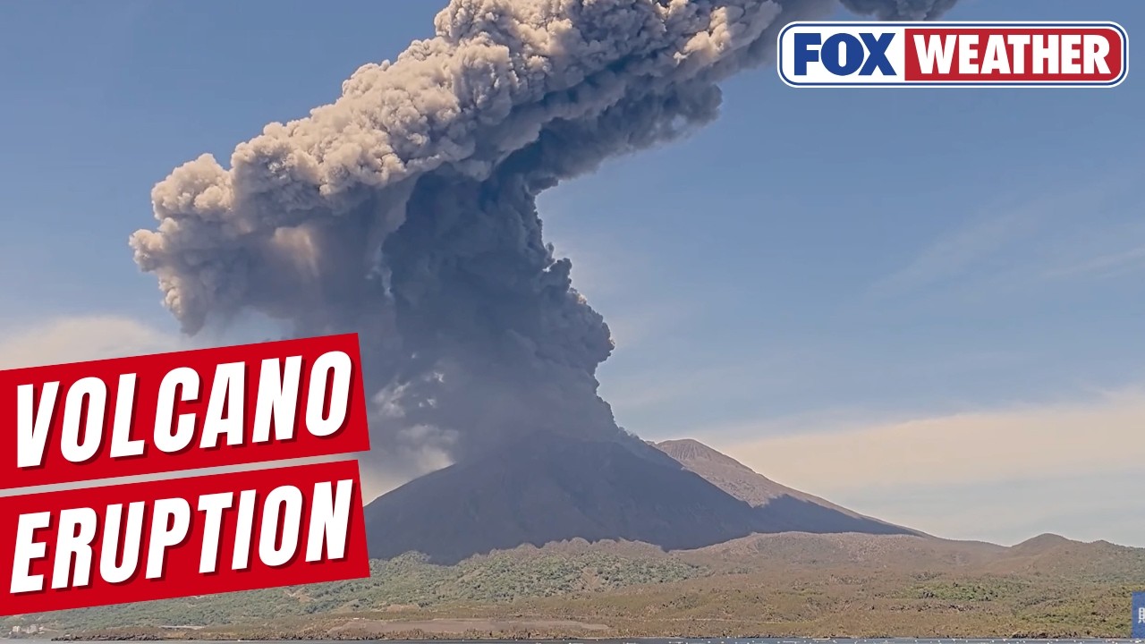 Watch: Ash Cloud Erupts From Japanese Volcano