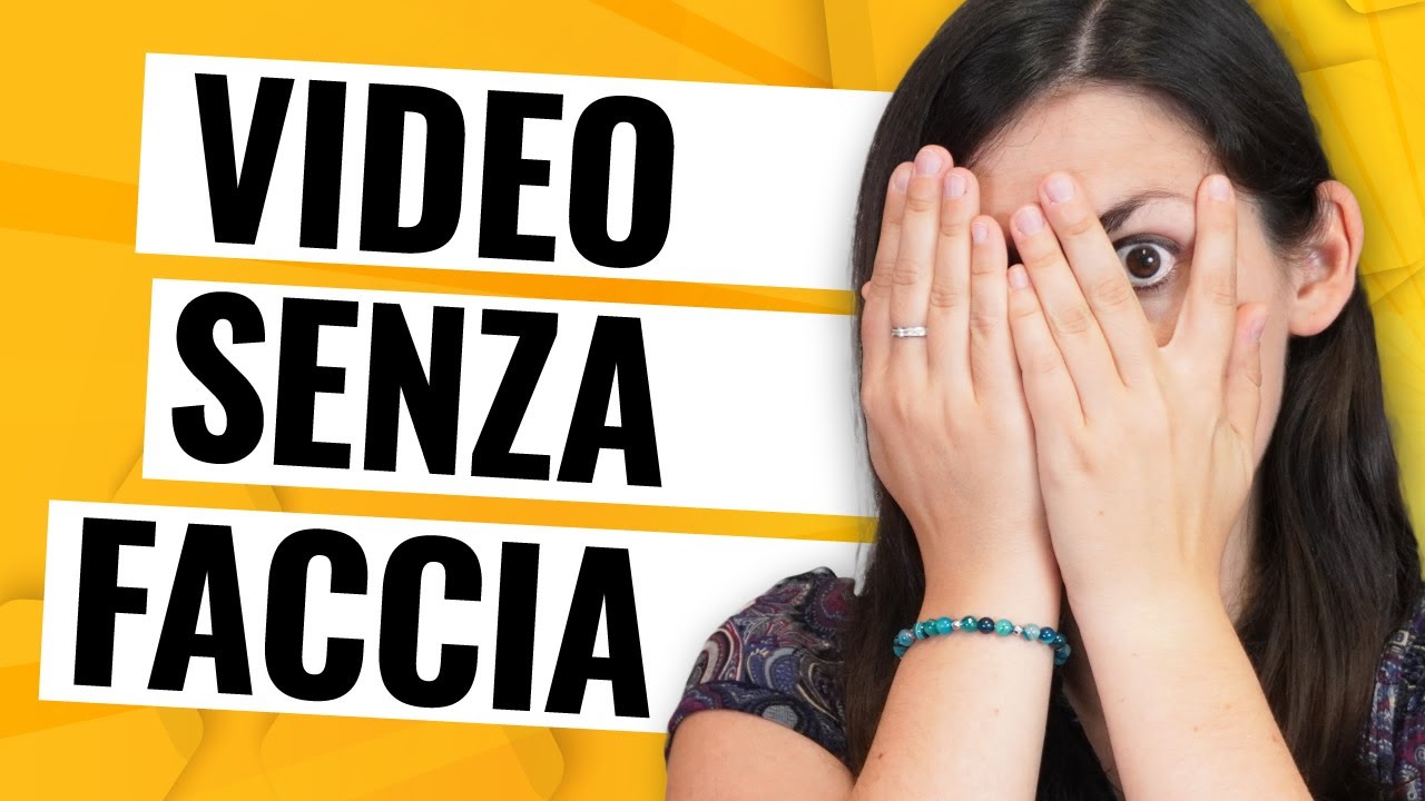 7 idee per fare VIDEO SENZA mostrarsi in VOLTO