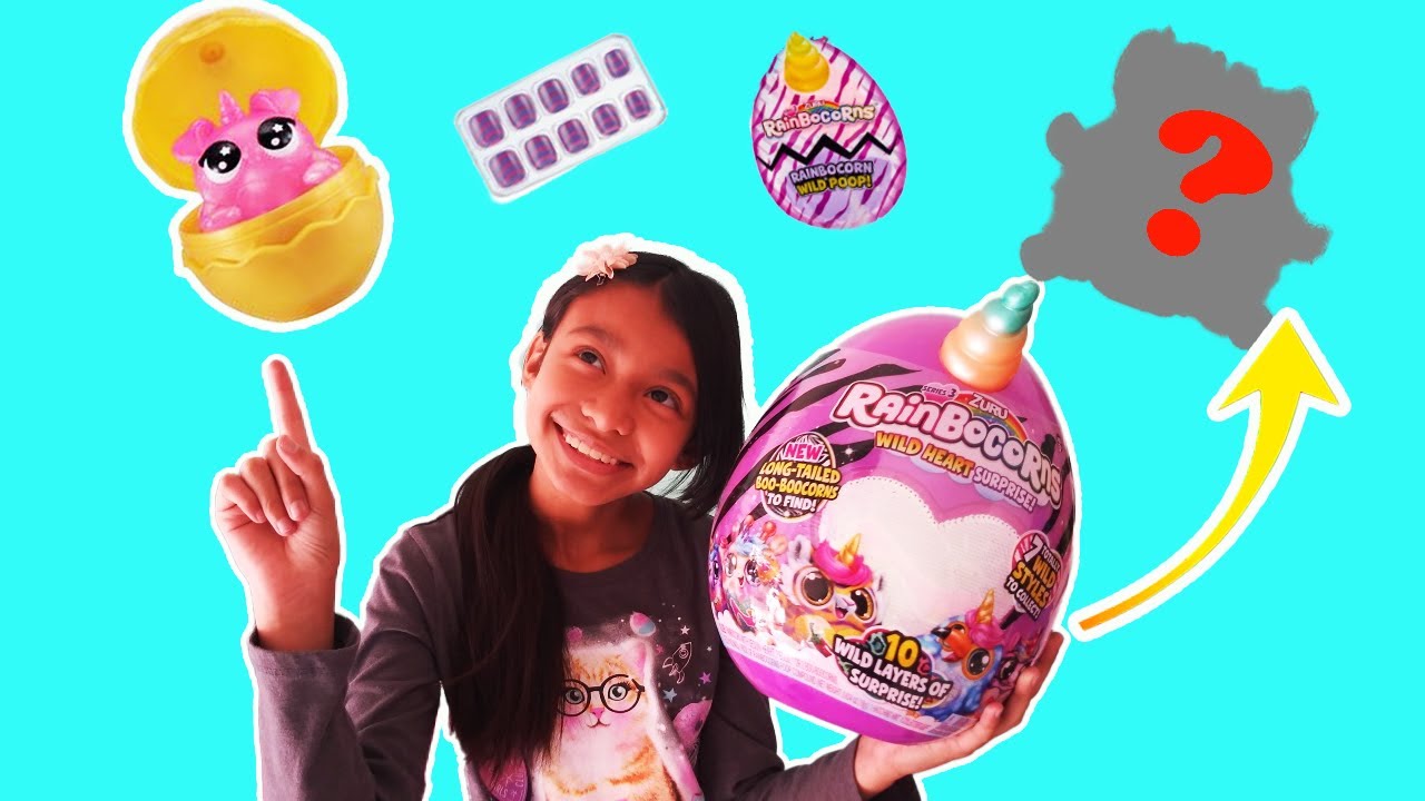 RAINBOCORNS Wild Heart Surprise Series 3 Unboxing toy Review / Egg surprise.