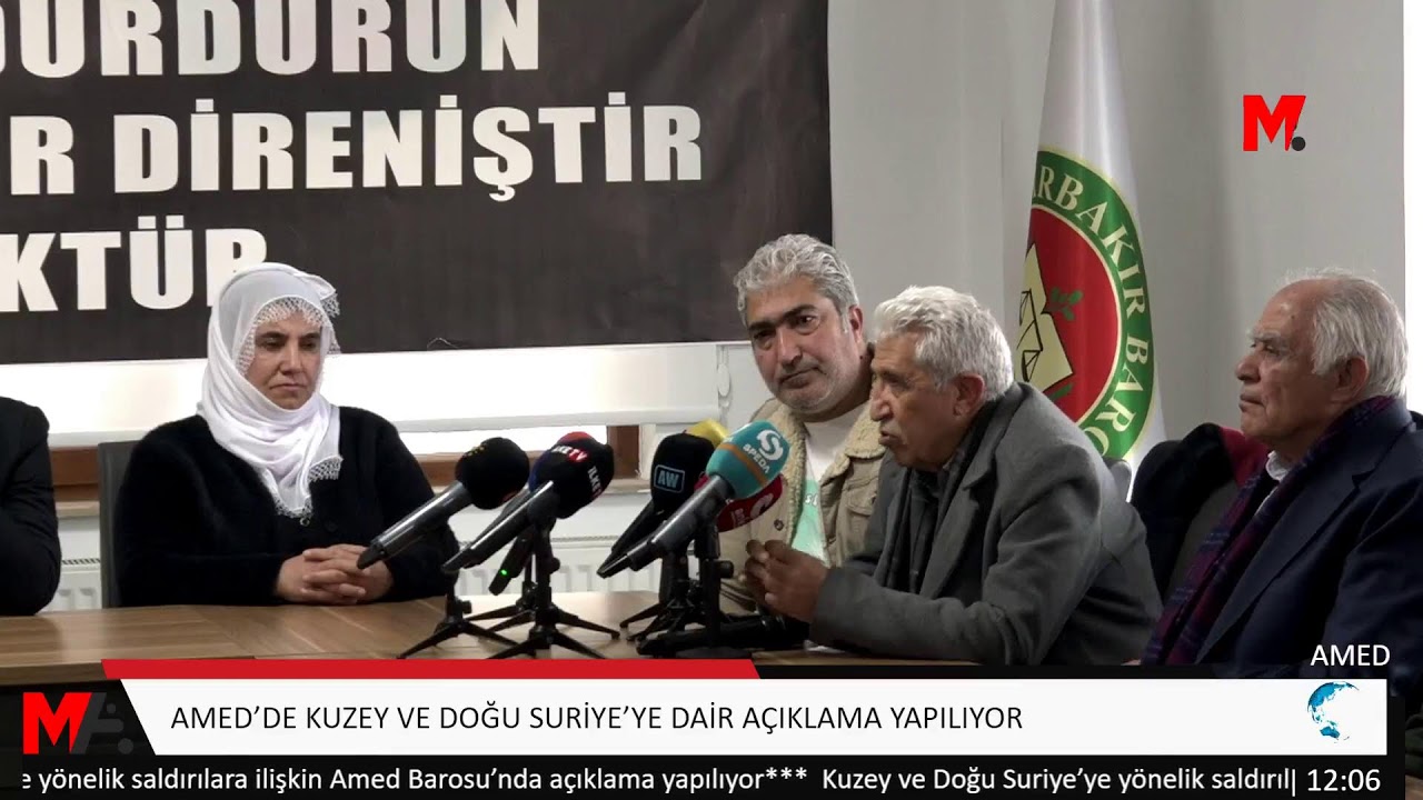 AMED’DE KUZEY VE DOĞU SURİYE’YE DAİR AÇIKLAMA YAPILIYOR