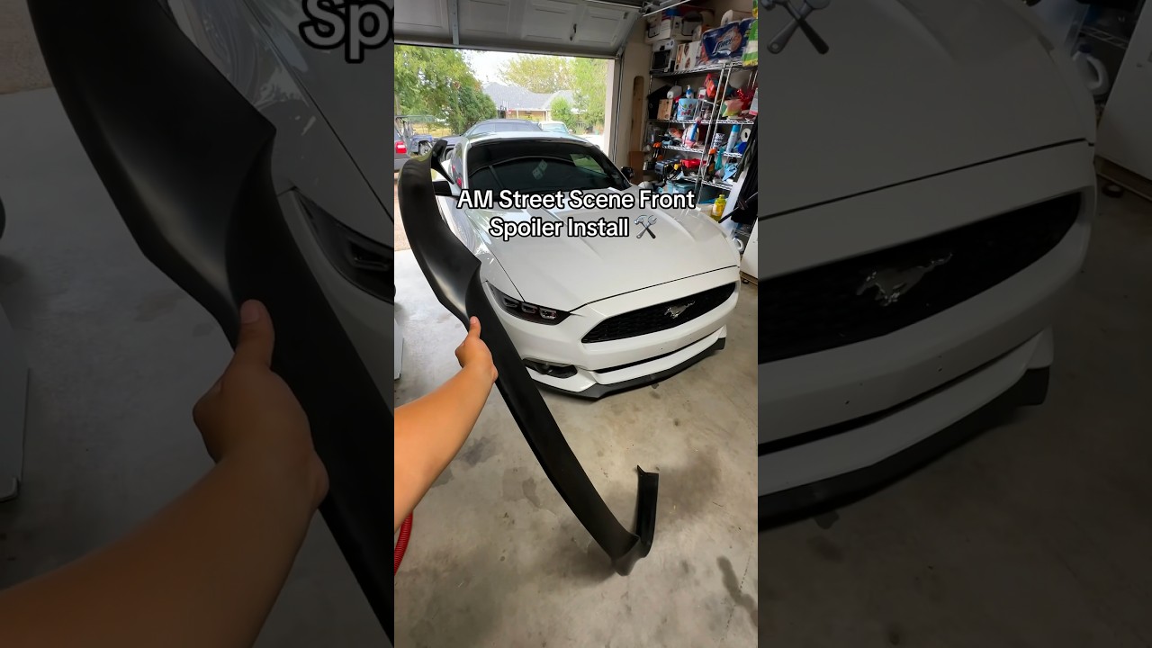 Install | Street Scene Front Chin Spoiler | American Muscle #s550 #fordmustang