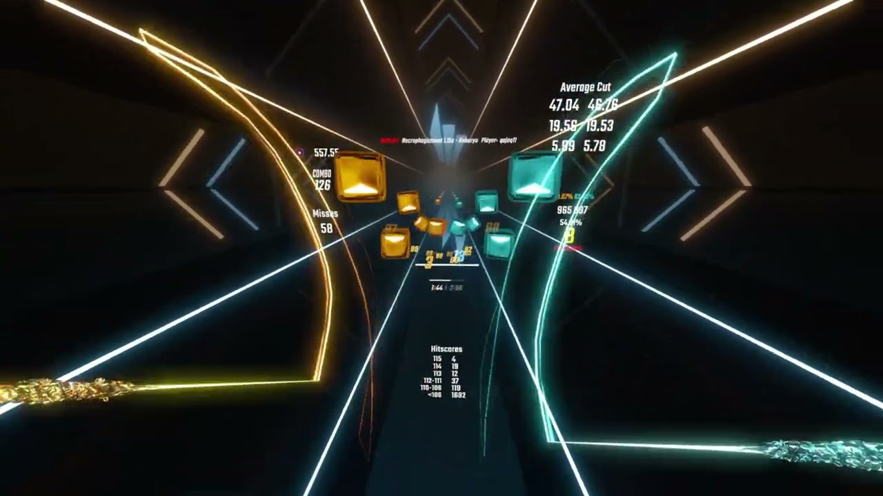 [Beat Saber] Qajaq11 || Necrophagiatoast - 56.69% - Level 34 Streams