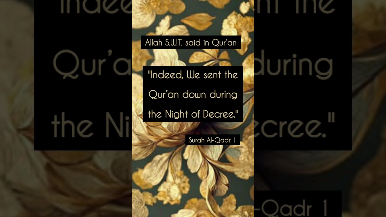 Night Of Decree #quran #islam #ramadan #laylatul_qadr #loveislam #youtubeshorts