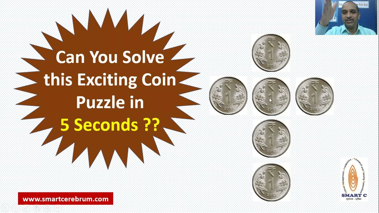 Exciting Coin Puzzle ! Math Puzzle ! Aptitude Reasoning ! Lateral Thinking   ..  Vedic Maths VSR