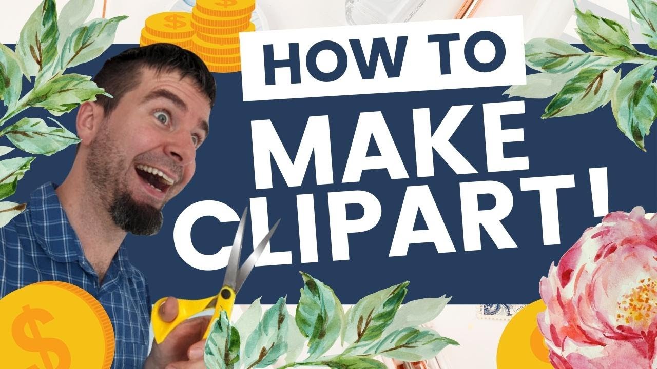 How to make PNGs with photoshop ✨make your own clip art to use on printables with Photoshop
