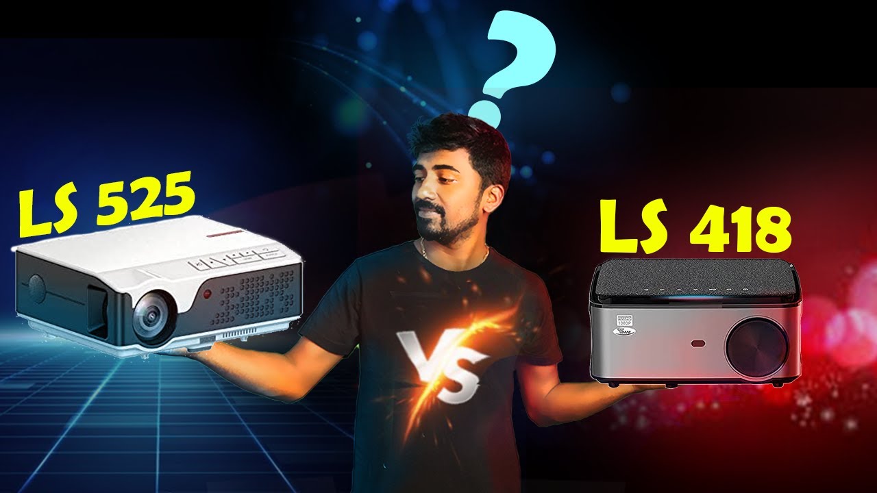 Tonzo LS 418 vs Tonzo LS 525 | Choose the best projector | Smart Projector   | TechCanvas