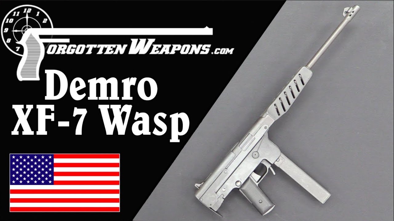 Demro XF-7 Wasp - An Open Bolt Semiauto From the 70s