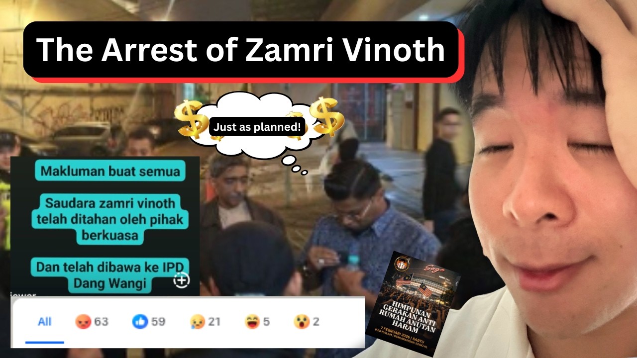 The Arrest of Zamri Vinoth