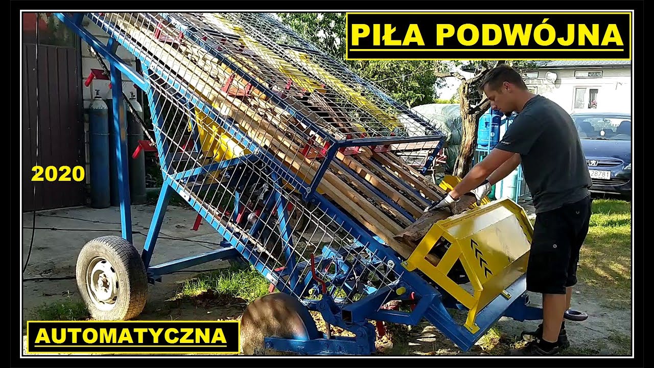 Piła Podwójna Automatyczna Do Drewna Opałowego - Automatic Firewood Double Saw