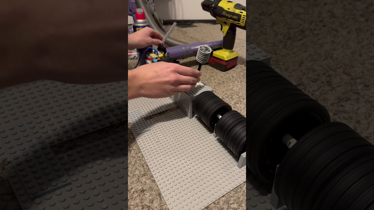 Lego car simulator first 4 gears #lego #engine #cool