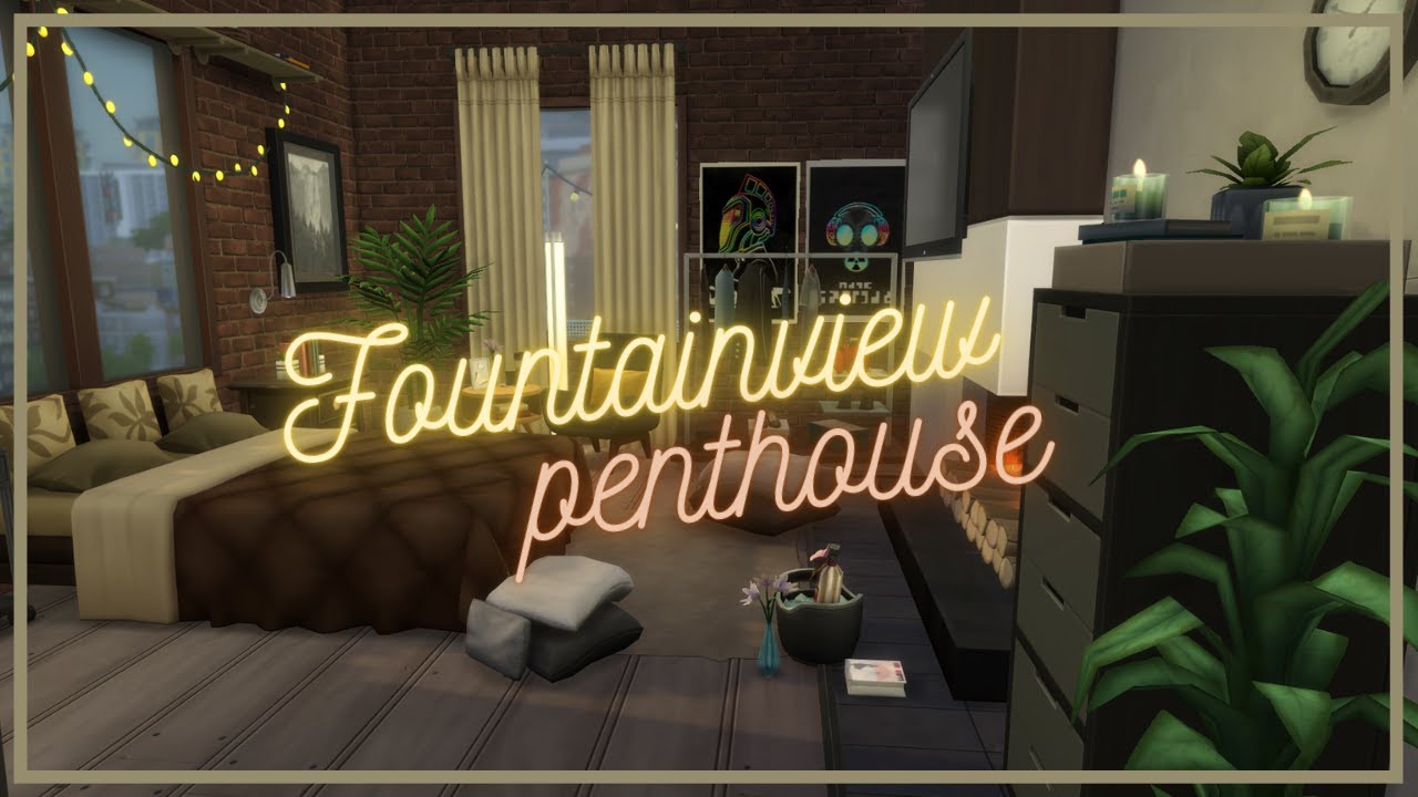 Fountainview Penthouse Renovation 🌃 | SIMS 4 | STOP MOTION BUILD |NO CC