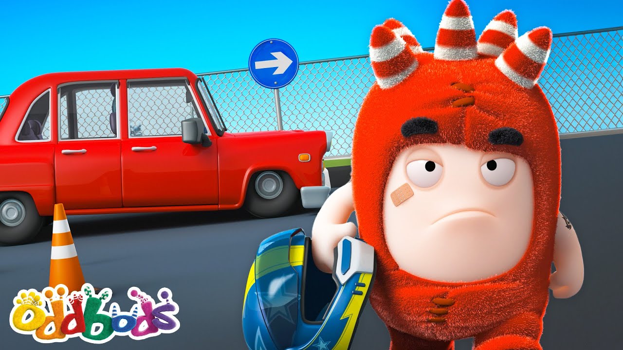 Ujian Memandu: Memang 'Power'! | Oddbods | Cute Cartoons for Kids @Oddbods Malay