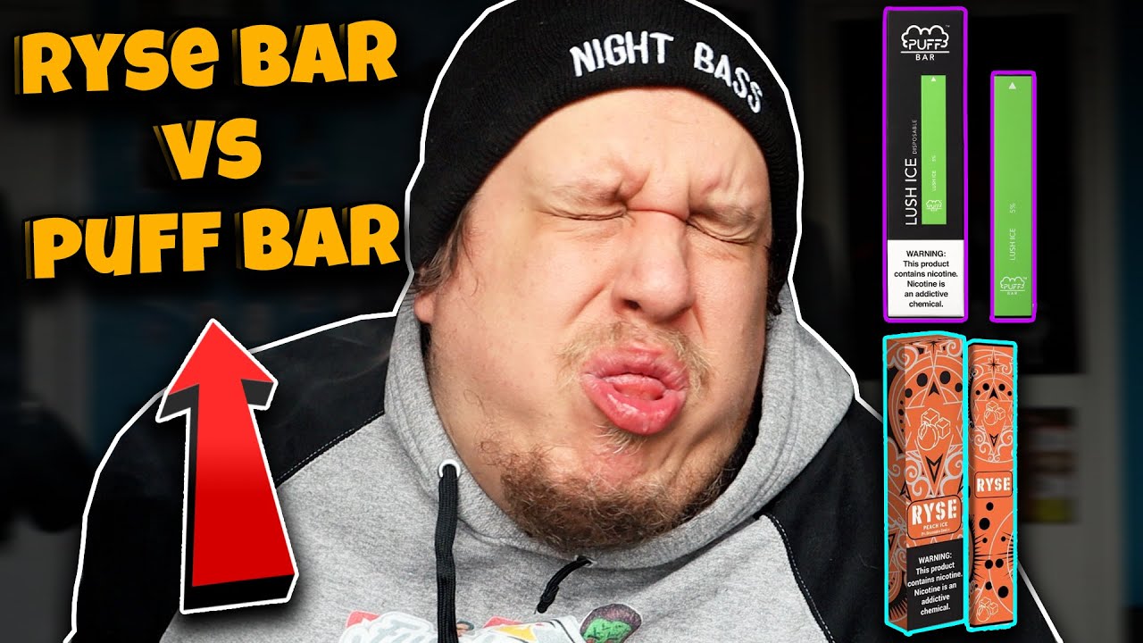 Ryse Bar Disposable Vape vs Puff Bar Review