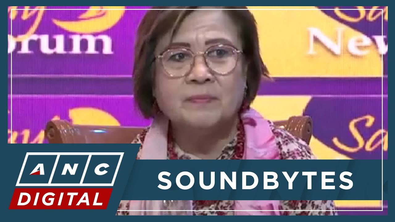De Lima: Detained &lsquo;bagman&rsquo; has more proof of corruption vs. VP Sara, ex-President Duterte | ANC