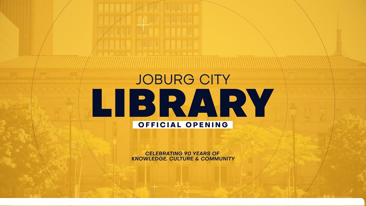 Executive Mayor Dada Morero reopens the Johannesburg City Library