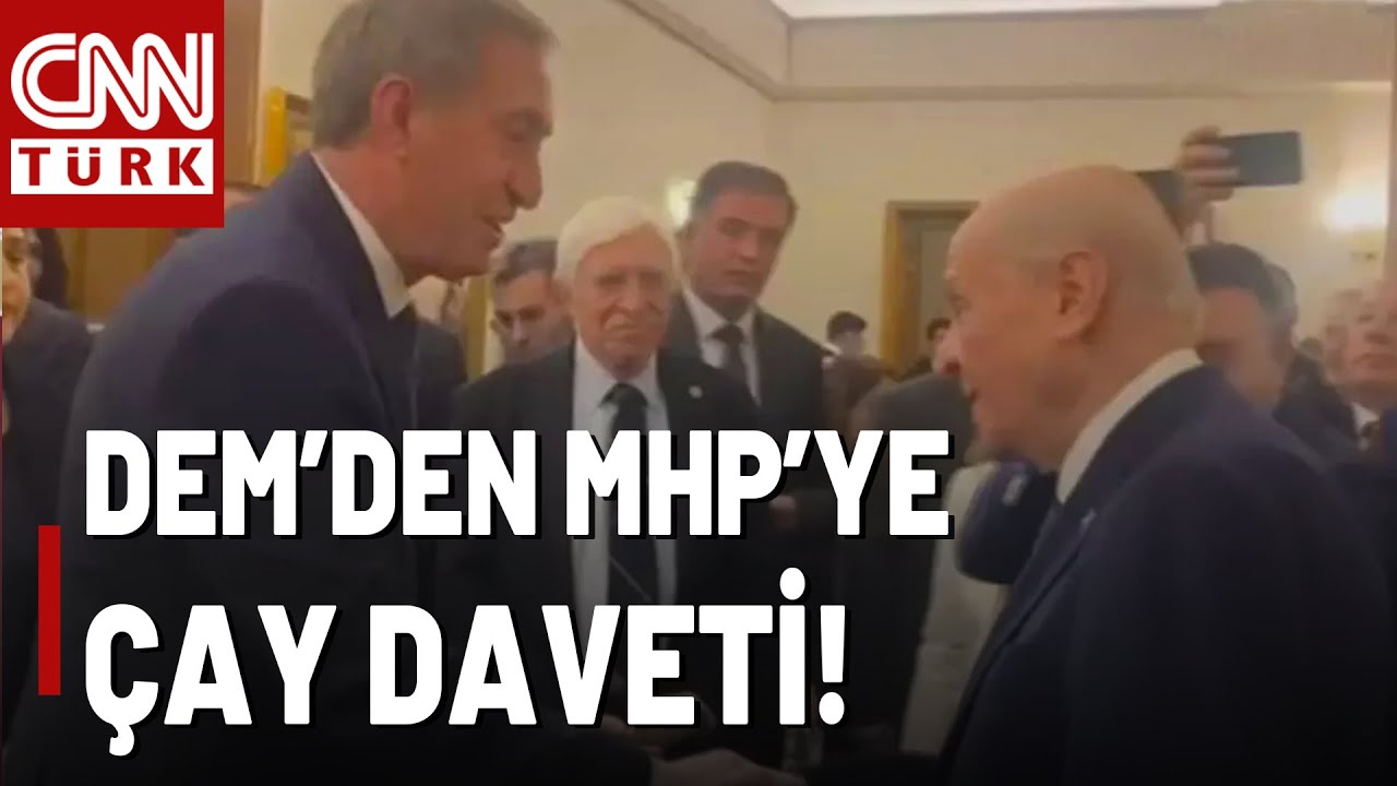 DEM Parti'den MHP'ye &Ccedil;ay Daveti Gitti! İşte O Anlar...