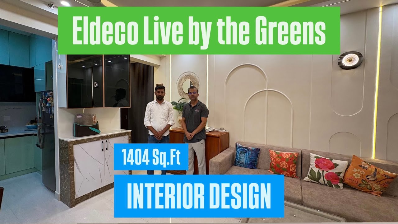 Most Luxury Interior Design in Eldeco Live by the Greens Noida 150 3 BHK 1404 SQ.FT | Best Interior
