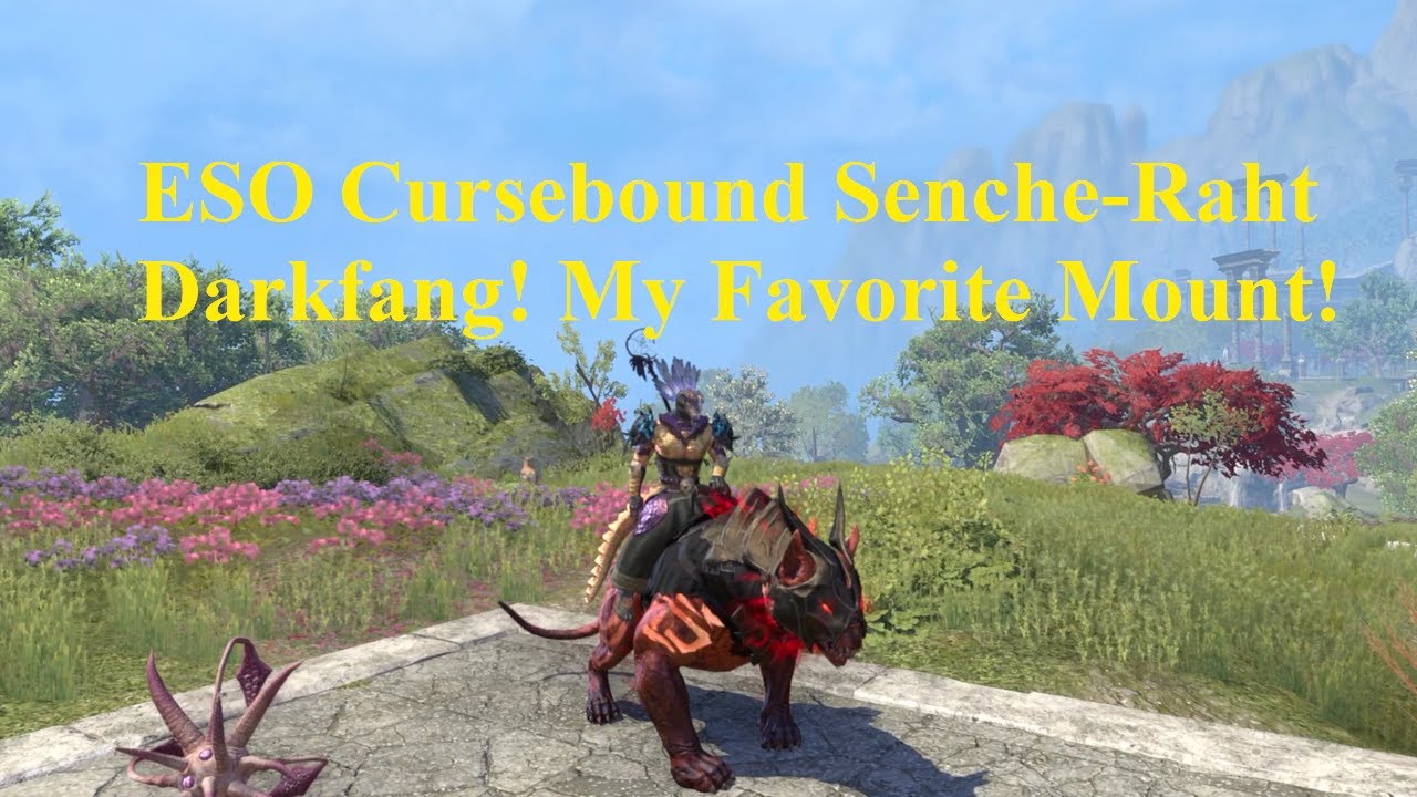 ESO Cursebound Senche Raht Darkfang! My Favorite Mount!