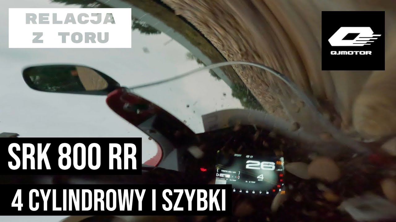 QJMOTOR SRK 800 RR | Wielka draka na torze Poznań