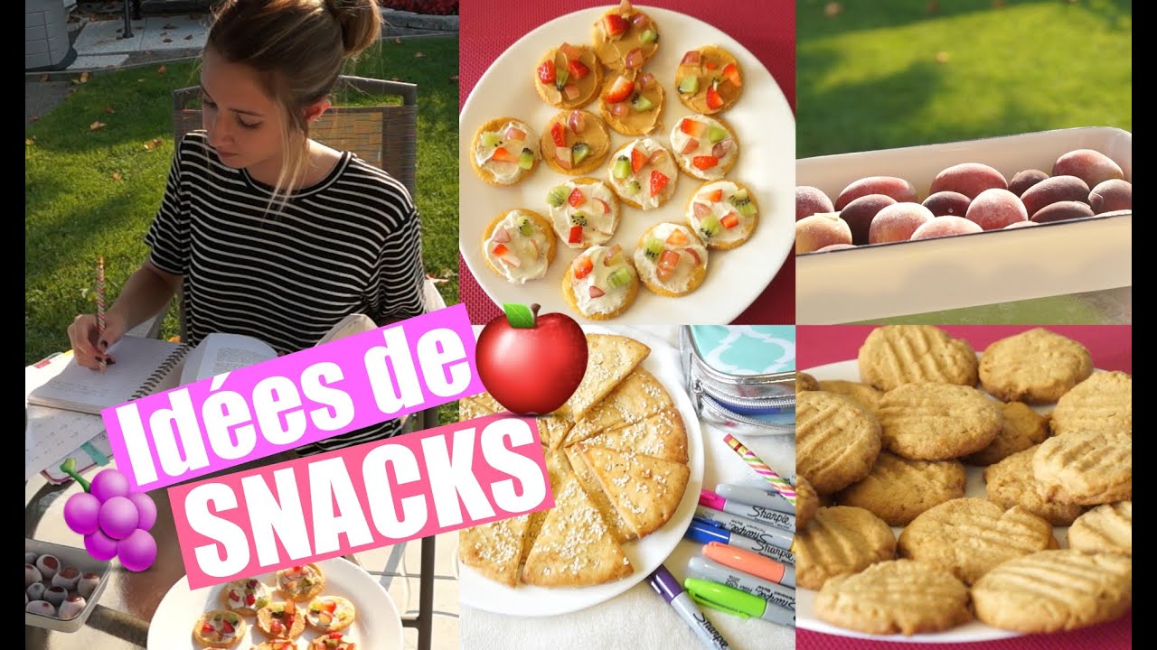 Idées de SNACKS après l'ÉCOLE | BACK 2 SCHOOL 2015