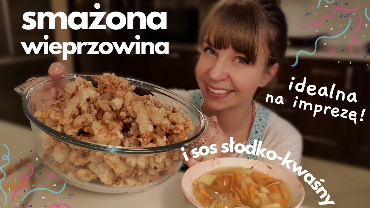 Smażona wieprzowina - Tangsuyuk - z sosem słodko-kwaśnym - idealne na SYLWESTRA albo inną imprezę 🥳🎉