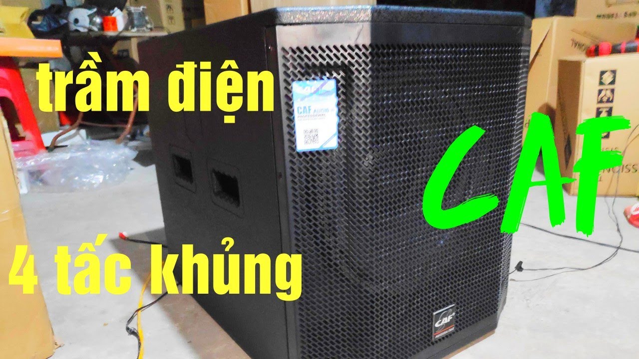 chi tiết loa trầm CAF bass 40  0374719168