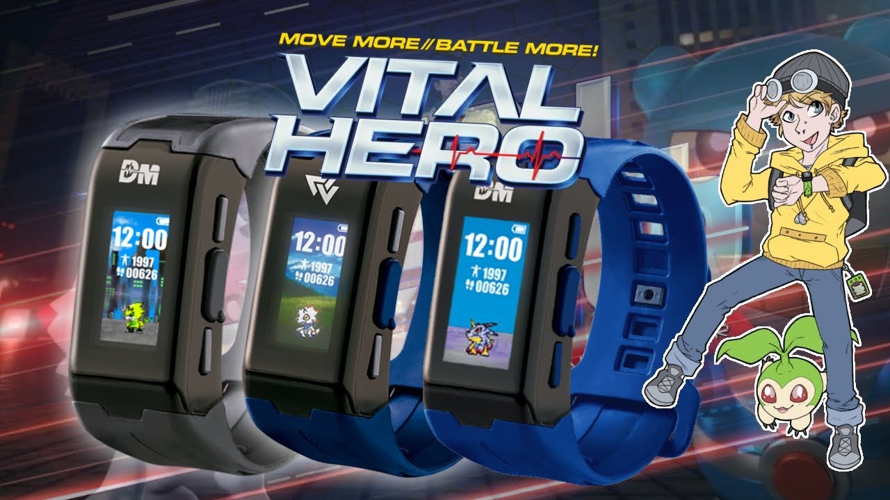 Неделя с цифровым монстром Vital Hero (английский браслет Digimon Vital) | Обзор Vital Hero
