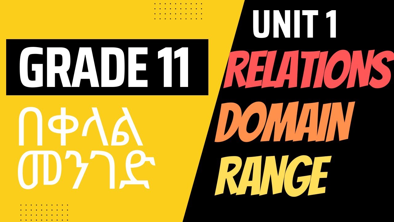Grade 11 Introduction | Further on Relations