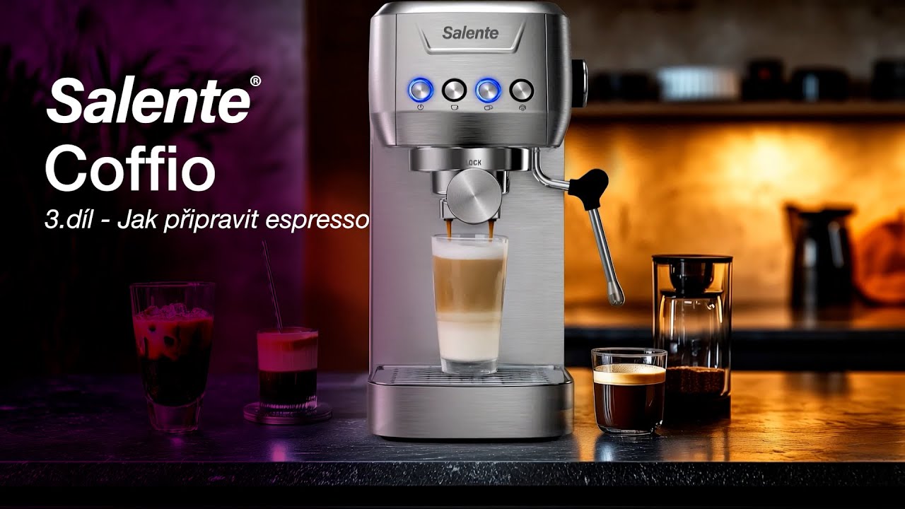 Pákový kávovar Salente Coffio | Jak připravit perfektní espresso