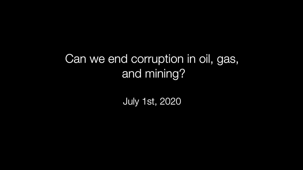 Can we end corruption in oil, gas, and mining?