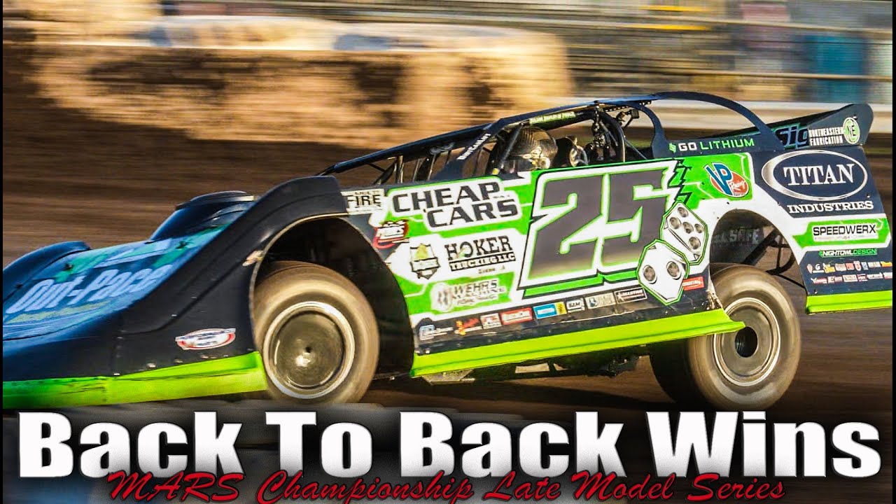 2 WINS IN A ROW with the MARS Championship Late Model Series @ Fairbury Speedway. #fals