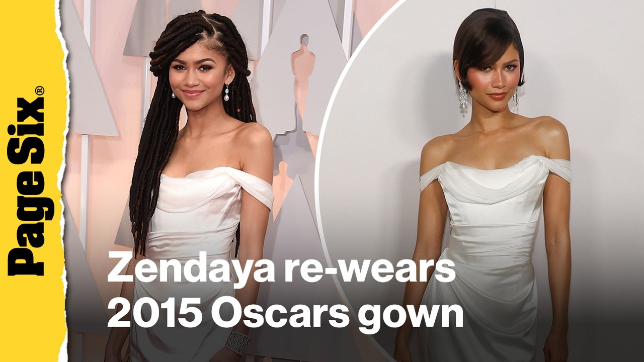 Zendaya re-wears 2015 Academy Awards gown to 'The Drama' premiere