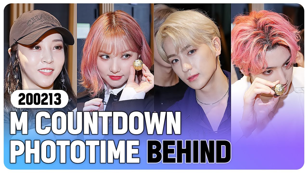[4K] 200213 Moon Byul, THE BOYZ, GFRIEND, Cherry Bullet, Rocket Punch │M COUNTDOWN PHOTOTIME BEHIND