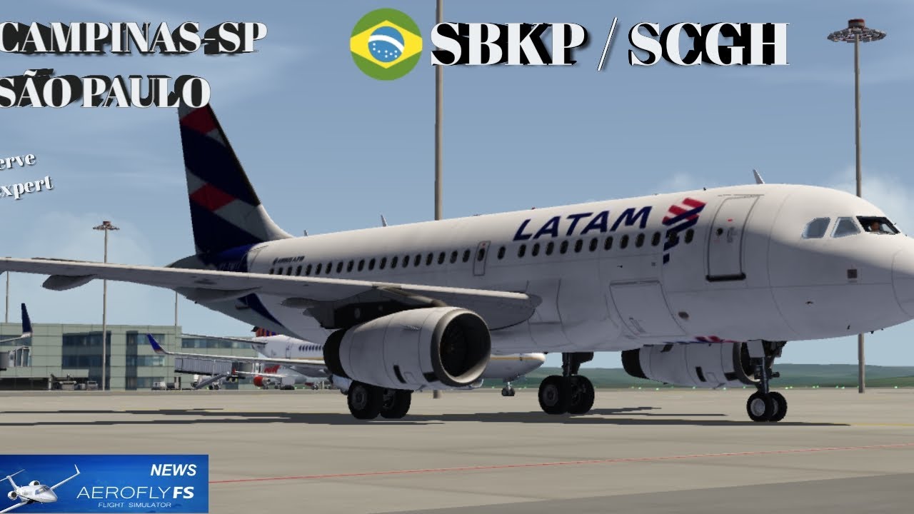 Viajando De campinas SBKP para SÃO PAULO SCGH NO AEROFLY FC GLOBAL NA VERSION 01.06.01.11