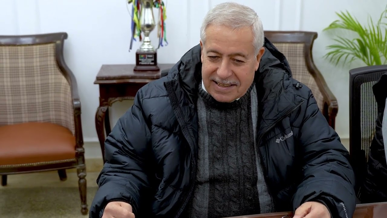 🔵| الدكتور رسلان رئيس اتحاد الكروكيه في ضيافة نادي سموحة