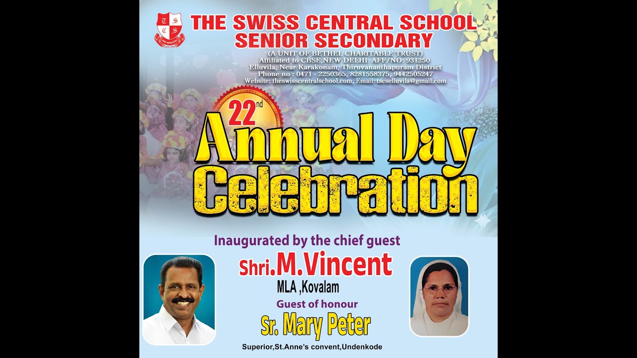 THE SWISS CENTRAL SCHOOL SENIOR SECONDARY ELLUVILA