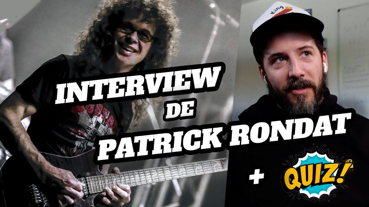 Discussion avec une légende de la guitare, Patrick Rondat !